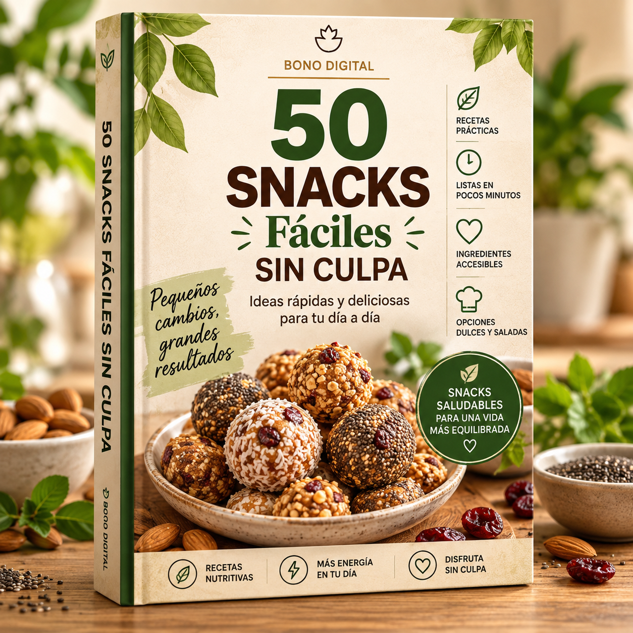 Bono 1: 50 Snacks Fáciles Sin Culpa