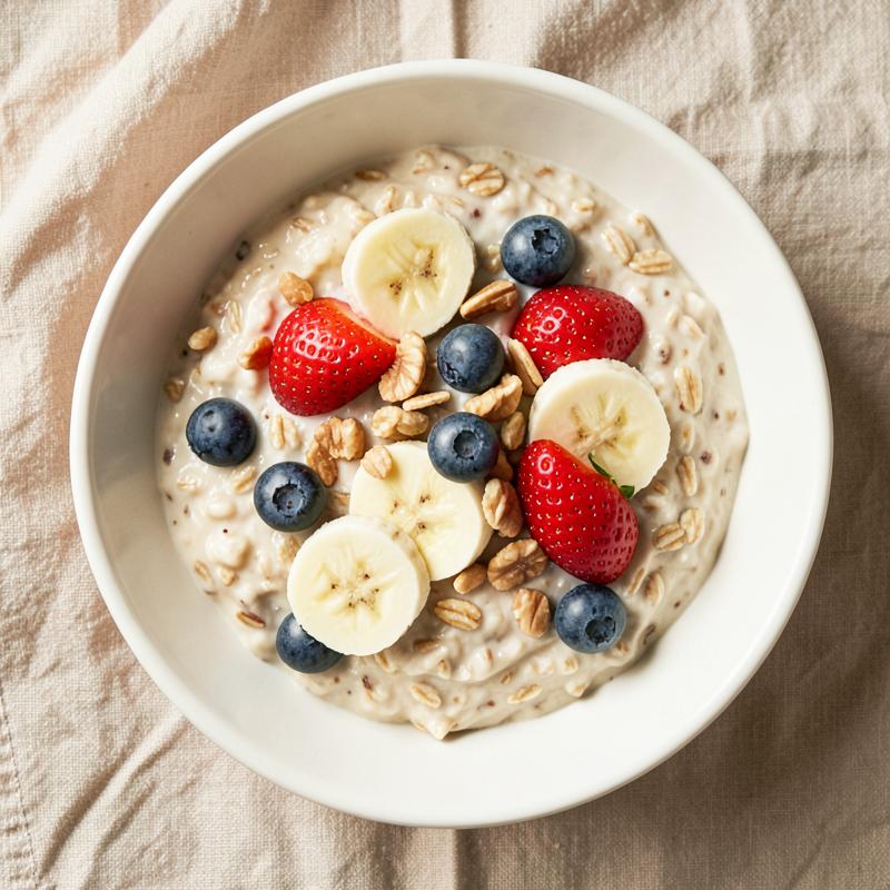 Bowl de frutas y avena